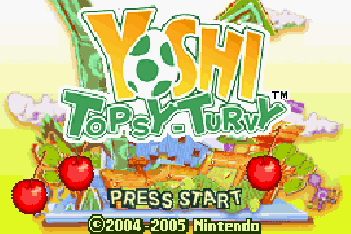 Screenshot Thumbnail / Media File 1 for Yoshi Topsy-Turvy (U)(TrashMan)