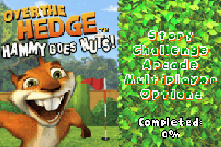 Screenshot Thumbnail / Media File 1 for Over the Hedge - Hammy Goes Nuts (U)(Rising Sun)