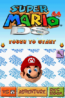 Screenshot Thumbnail / Media File 1 for Super Mario 64 DS (U)(Trashman)