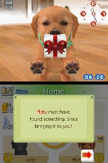 Screenshot Thumbnail / Media File 1 for Nintendogs - Labrador & Friends (E)(Squirrels)