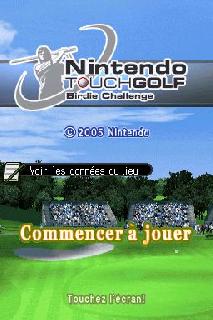 Screenshot Thumbnail / Media File 1 for Nintendo Touch Golf - Birdie Challenge (E)(Legacy)