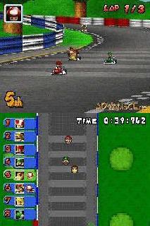 Screenshot Thumbnail / Media File 1 for Mario Kart DS (J)(Mode 7)