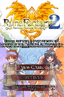 Screenshot Thumbnail / Media File 1 for Rune Factory 2 - A Fantasy Harvest Moon (U)(XenoPhobia)