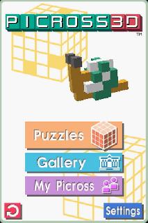Screenshot Thumbnail / Media File 1 for Picross 3D (U)