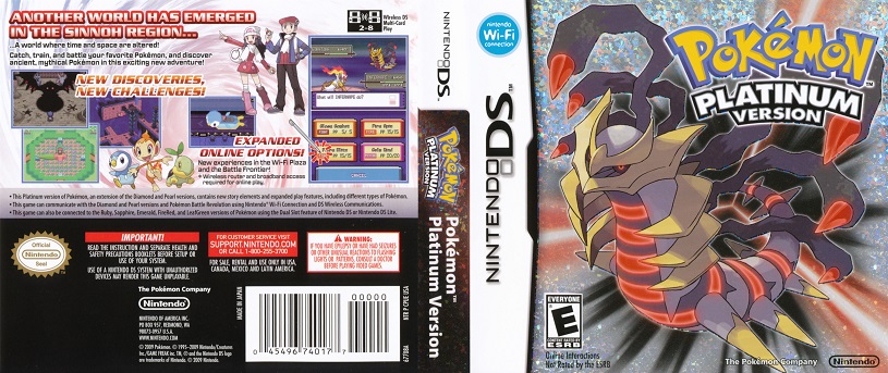 pokemon platinum rom ds