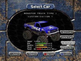 Screenshot Thumbnail / Media File 1 for 4 Wheel Thunder (Europe)(En,Fr)