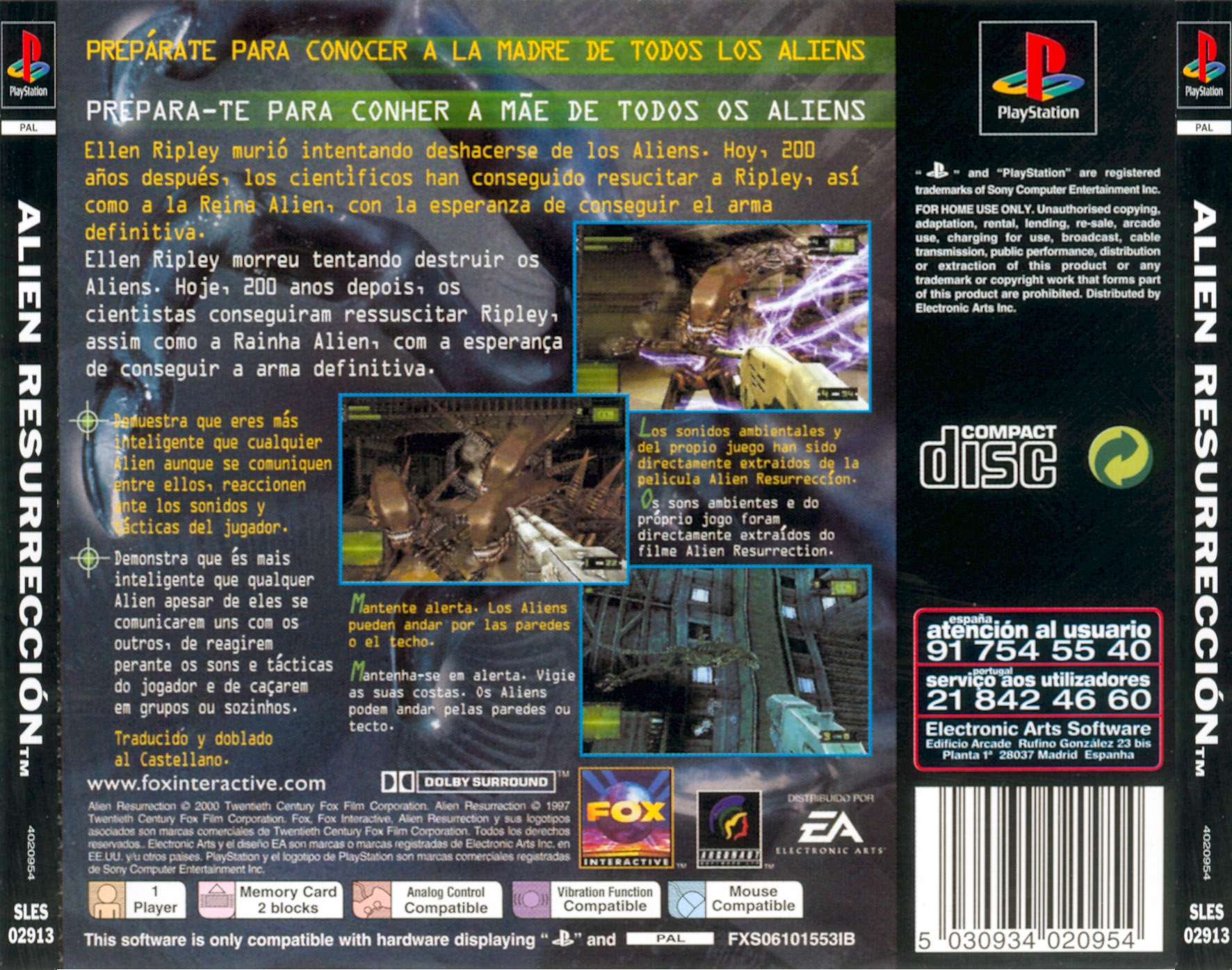 download alien resurrection ps1