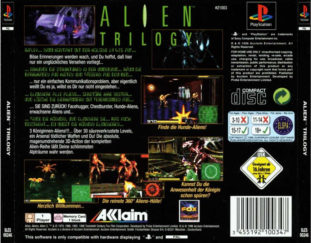 Alien trilogy. Alien Trilogy PLAYSTATION 1. Alien Trilogy ps1 обложка. Игры про чужих PS 1. Alien Trilogy ps1.