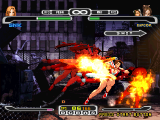Screenshot Thumbnail / Media File 1 for Capcom vs. SNK - Millennium Fight 2000 Pro (E)