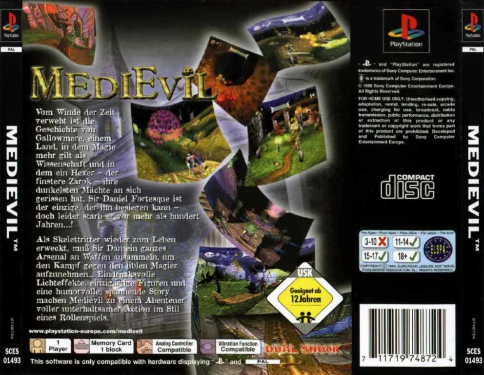 Medievil Sony PlayStation (PSX) ROM / ISO Download - Rom Hustler