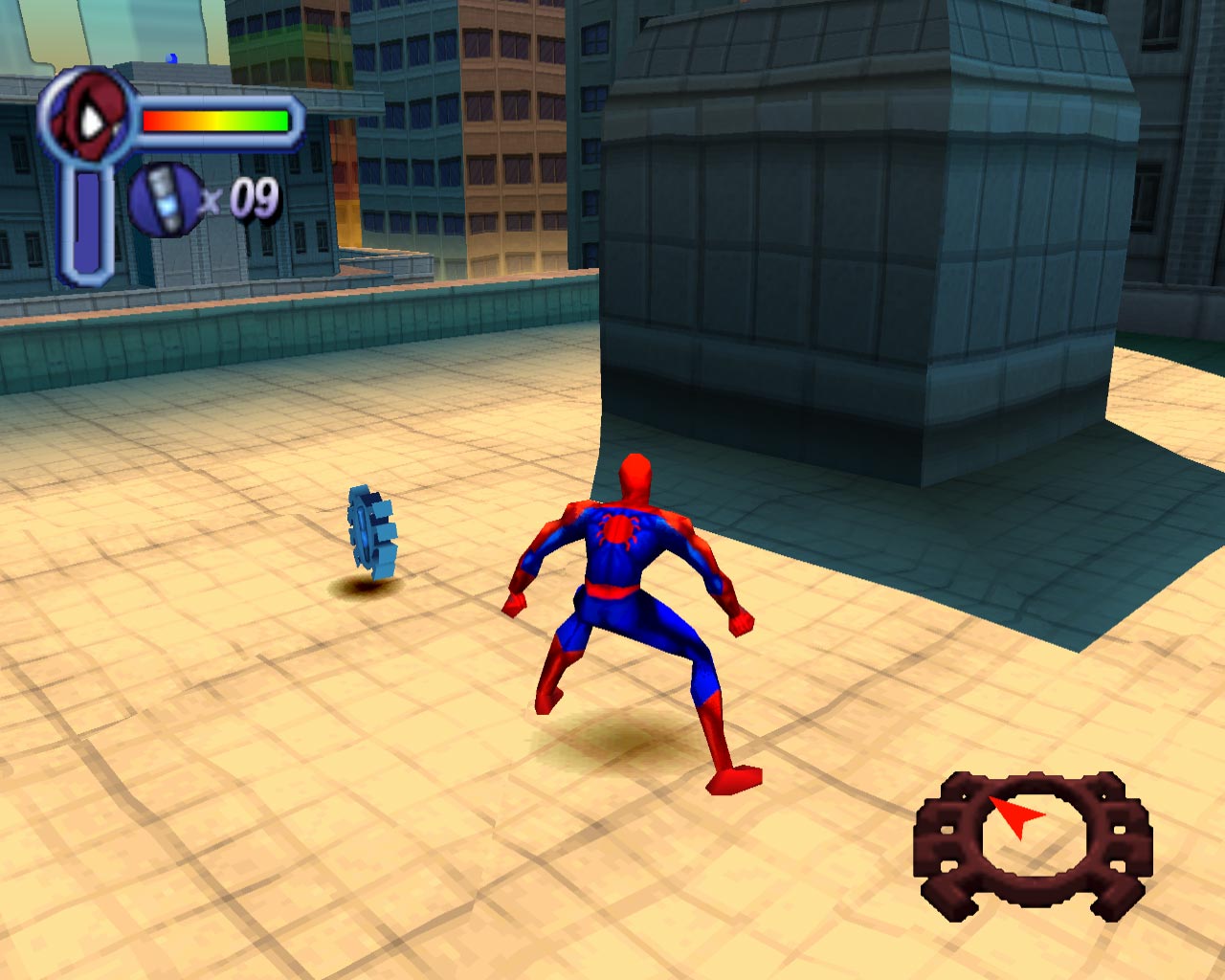 Sony PLAYSTATION 1 Spider man игра 2000
