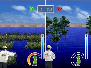 Screenshot Thumbnail / Media File 1 for Bass Fishing Game - Lake Masters (J)