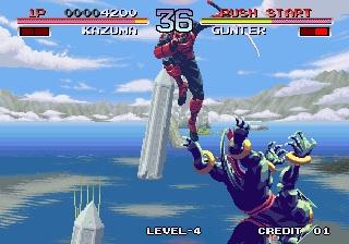 Screenshot Thumbnail / Media File 1 for Galaxy Fight - Universal Warriors (Japan)