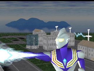 Screenshot Thumbnail / Media File 1 for Ultraman Tiga & Dyna Fighting Evolution - New Generations (Japan)
