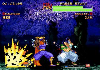 Screenshot Thumbnail / Media File 1 for Samurai Spirits IV - Amakusa's Revenge (J)