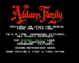 Screenshot Thumbnail / Media File 1 for Addams Family, The