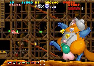 Screenshot Thumbnail / Media File 1 for Sexy Parodius (J)