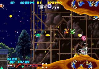 Screenshot Thumbnail / Media File 1 for Sexy Parodius (J)