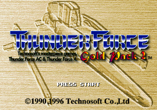 Screenshot Thumbnail / Media File 1 for Thunder Force Gold Pack 2 (J)