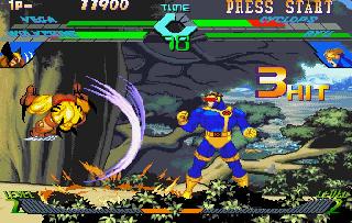 Screenshot Thumbnail / Media File 1 for X-Men Vs Street Fighter (J)