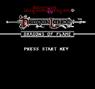 Screenshot Thumbnail / Media File 1 for Advanced Dungeons & Dragons - Dragons of Flame (Japan)