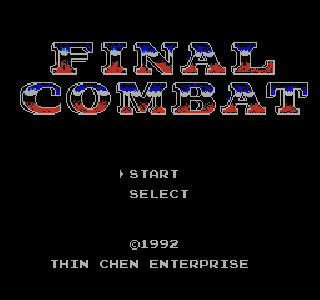 Screenshot Thumbnail / Media File 1 for Final Combat (Asia) (Unl) (Famicom)