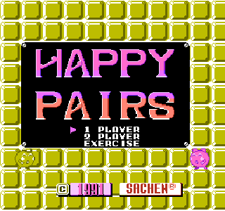 Screenshot Thumbnail / Media File 1 for Happy Pairs (Asia) (Unl) (NES)