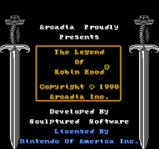 Screenshot Thumbnail / Media File 1 for Legend of Robin Hood, The (USA) (Proto)