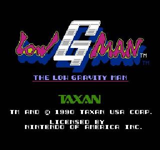 Screenshot Thumbnail / Media File 1 for Low G Man - The Low Gravity Man (USA)