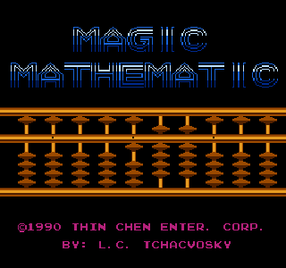Screenshot Thumbnail / Media File 1 for Magical Mathematics (Asia) (Unl) (PAL)