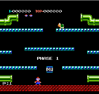 Screenshot Thumbnail / Media File 1 for Mario Bros. Classic (Europe)