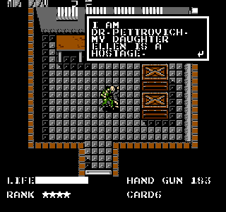 Screenshot Thumbnail / Media File 1 for Metal Gear (Europe)
