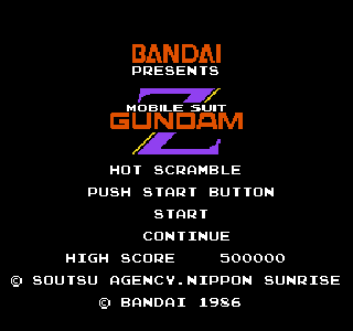 Screenshot Thumbnail / Media File 1 for Mobile Suit Z Gundam - Hot Scramble (Japan)