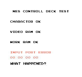 Screenshot Thumbnail / Media File 1 for NES Controller Deck Test (USA)