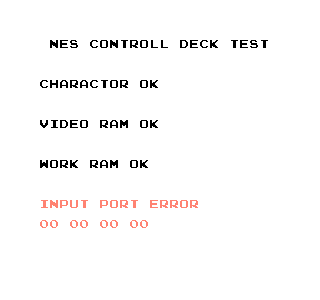 Screenshot Thumbnail / Media File 1 for NES Controller Deck Test (USA)