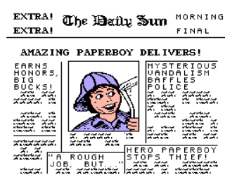 Screenshot Thumbnail / Media File 1 for Paperboy (USA)