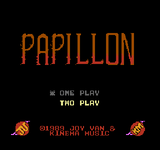 Screenshot Thumbnail / Media File 1 for Papillon (Asia) (Unl)
