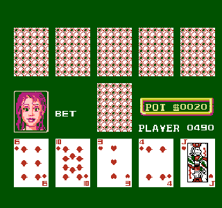 Screenshot Thumbnail / Media File 1 for Peek-A-Boo Poker (Asia) (Unl)