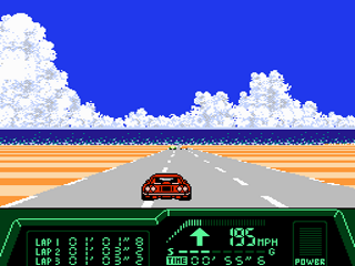 Screenshot Thumbnail / Media File 1 for Rad Racer II (USA)