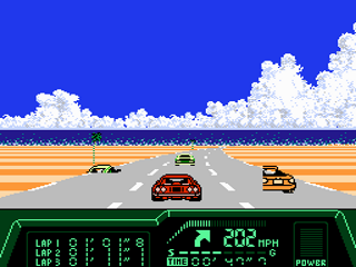 Screenshot Thumbnail / Media File 1 for Rad Racer II (USA)