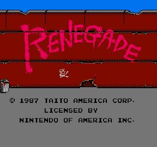 Screenshot Thumbnail / Media File 1 for Renegade (USA)