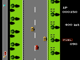Screenshot Thumbnail / Media File 1 for Road Fighter (Japan)