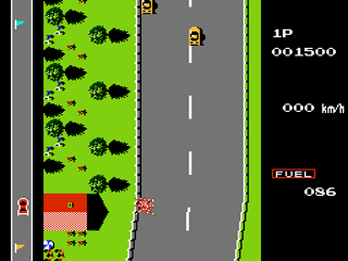 Screenshot Thumbnail / Media File 1 for Road Fighter (Japan)