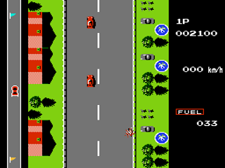 Screenshot Thumbnail / Media File 1 for Road Fighter (Japan)