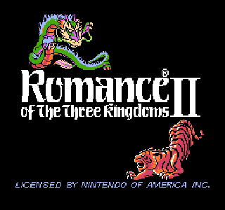 Screenshot Thumbnail / Media File 1 for Romance of the Three Kingdoms II (USA)