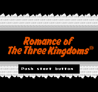 Screenshot Thumbnail / Media File 1 for Romance of the Three Kingdoms (USA)