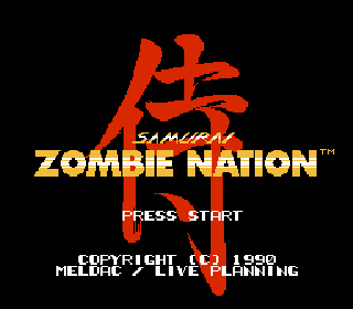 Screenshot Thumbnail / Media File 1 for Samurai Zombie Nation (USA)