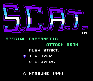 Screenshot Thumbnail / Media File 1 for S.C.A.T. - Special Cybernetic Attack Team (USA)