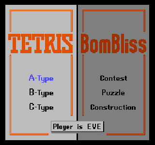 Screenshot Thumbnail / Media File 1 for Tetris 2 + Bombliss (Japan)