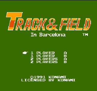 Screenshot Thumbnail / Media File 1 for Track & Field in Barcelona (Europe)